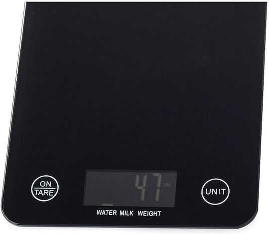 Verk Group Digitale Küchenwaage bis 5kg Schwarze