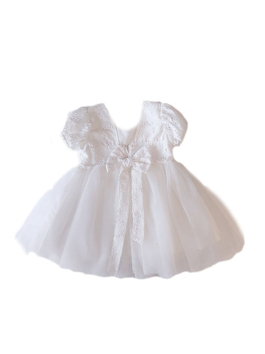 Sweet Baby Kids Dress Tulle White