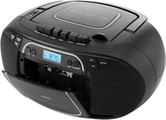 JVC Portable Sound System with CD Black