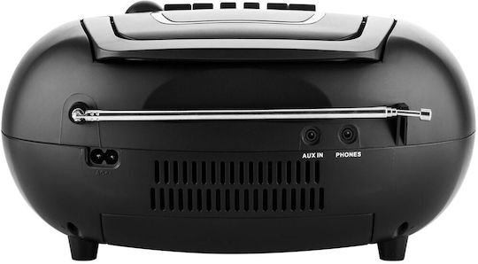 JVC Portable Sound System with CD Black