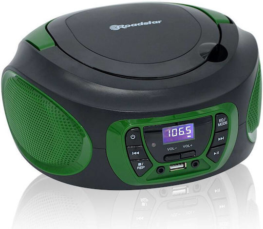 Roadstar Форум на CD плейъри CDR-365U с CD плейър / MP3 плейър / USB / Радио в Зелен цвят