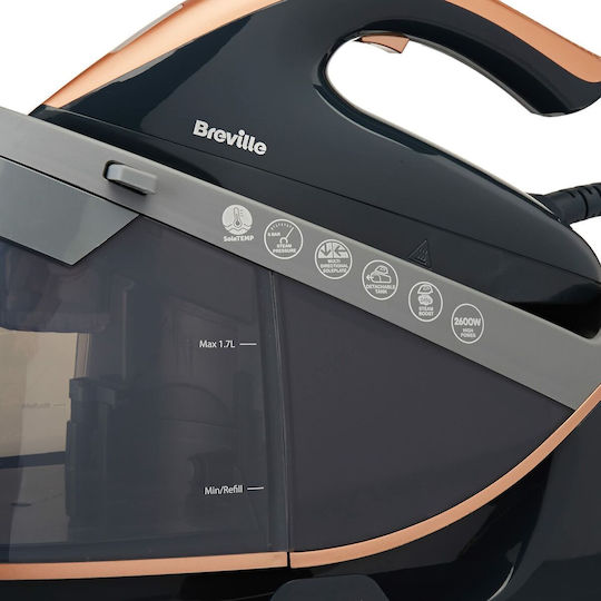 Breville PressXpress VIN411X Dampfbügelstation 6bar mit Behälter 1.7lt