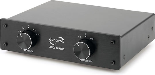 Dynavox Aux-s Pro Audio Selector Switch Black