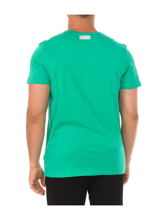 Bikkembergs T-shirt Bărbătesc cu Mânecă Scurtă Green