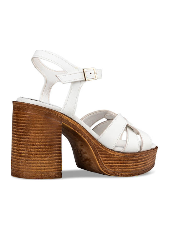 Sandalen Weiß