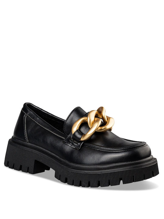 Envie Shoes Moccasini pentru femei în culoarea Negru