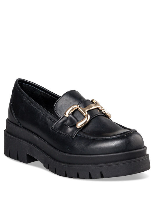 Envie Shoes Moccasini pentru femei în culoarea Negru