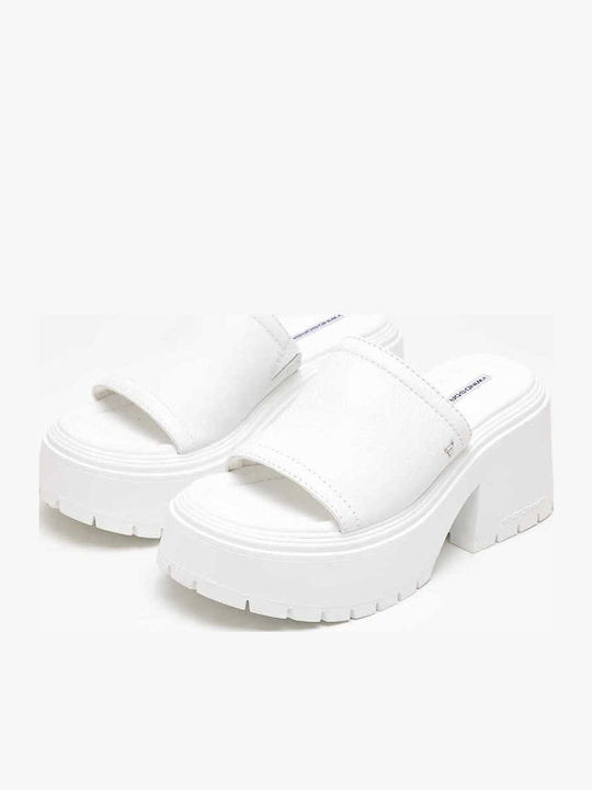 Confessions Leather White Women's Sandals