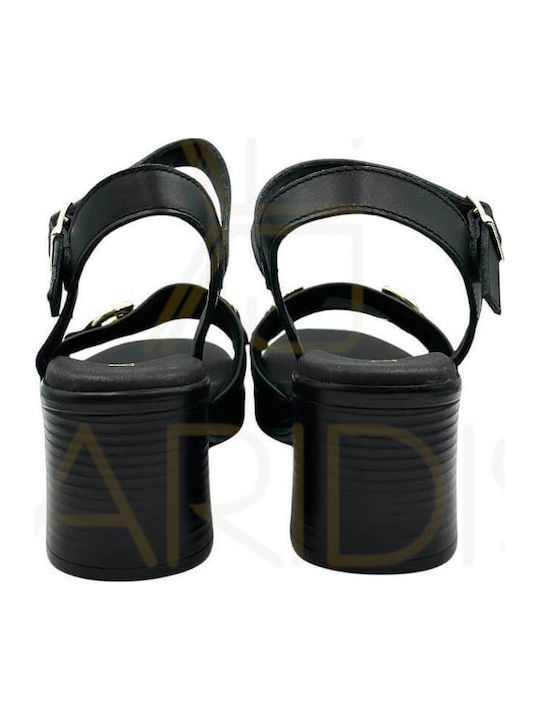 Leather Sandals Anatomic Black