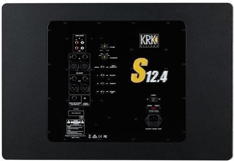 KRK S12.4 Αυτοενισχυόμενο Subwoofer με Ηχείο 12" 220W Μαύρο