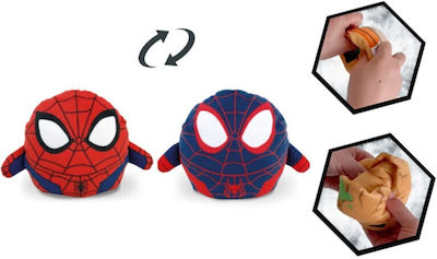 Marvel Reversible Spiderman & Miles Morales Plush 10 Cm