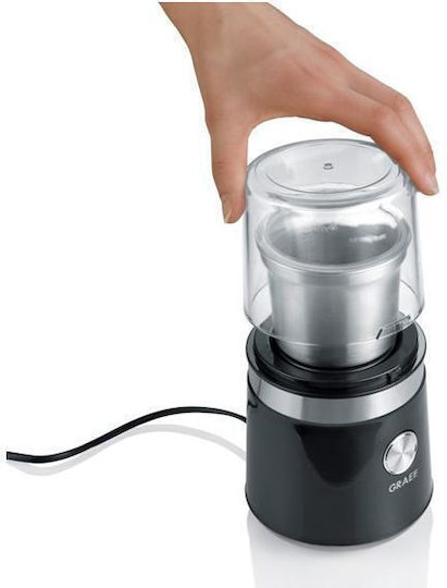 Graef Electric Coffee Grinder 200W for 85gr Beans Black