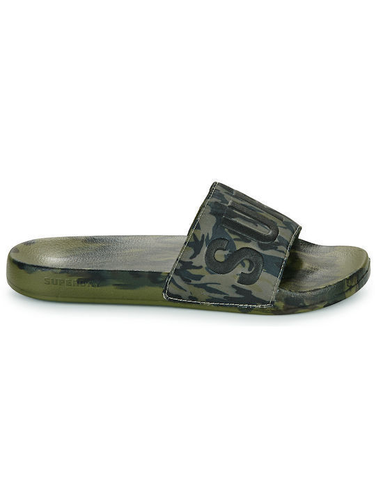 Superdry Pool Men's Slides Khaki