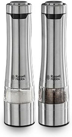 Russell Hobbs Classics Elektrisch Gewürzmühlen Inox 2Stück Russell Hobbs Classics Elektrisch Gewürzmühlen Inox 2Stück