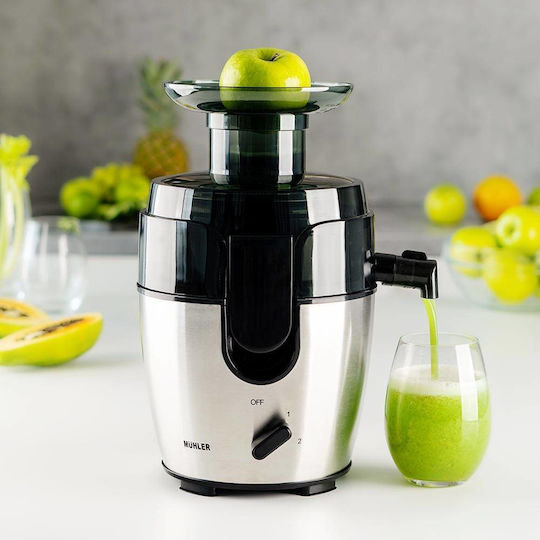 Muhler Αποχυμωτής 600W Inox Ασημί