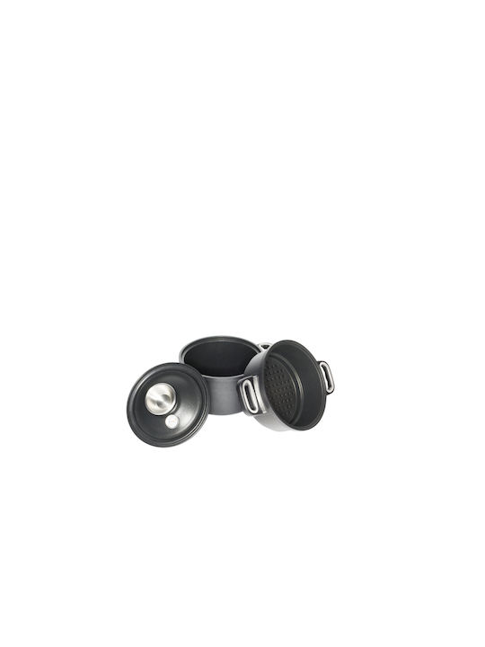 AMT Gastroguss 1220 Βαθιά Κατσαρόλα από Αλουμίνιο Ατμού 20cm