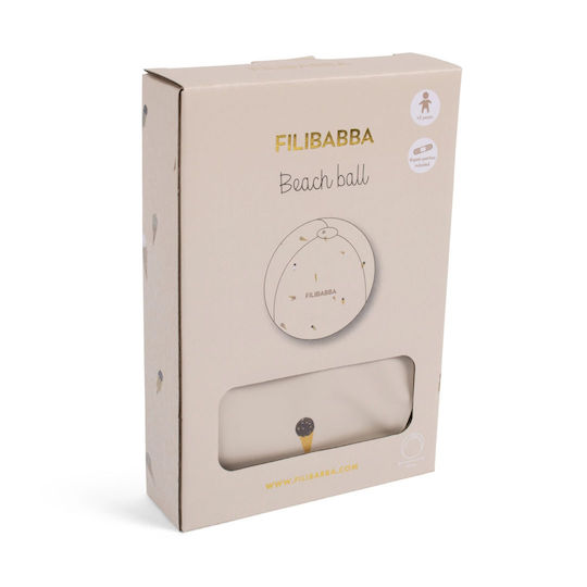 Filibabba Cool Summer Minge de Plajă Gonflabilă în Culoarea Bej 40 cm