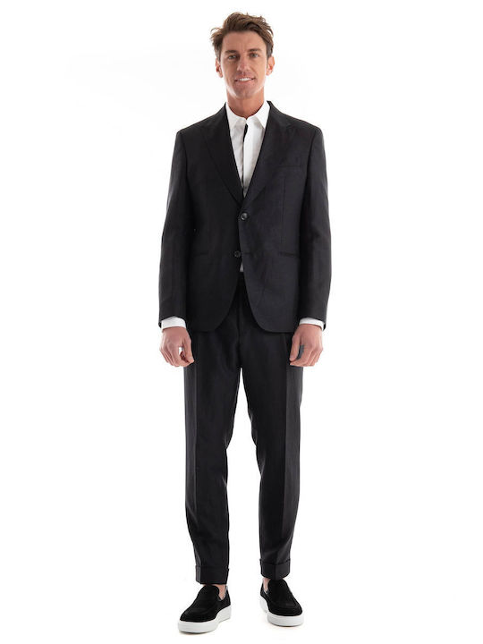 Hugo Boss Men's Suit Slim Fit Black