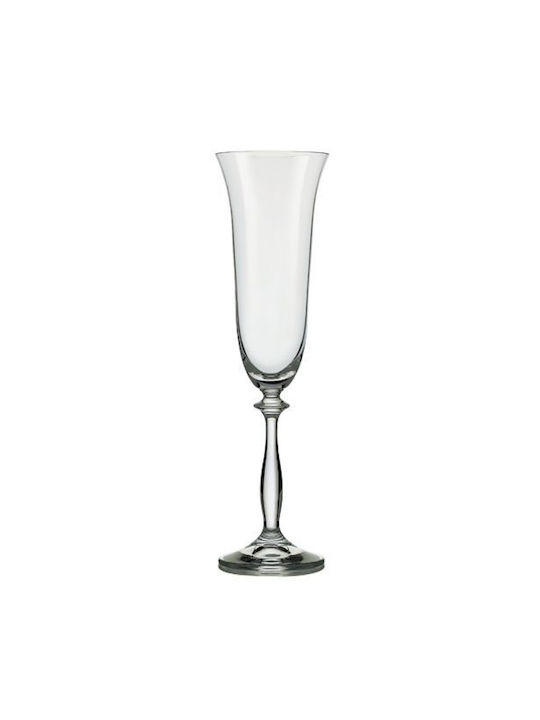 Novaker Crystal Wedding Champagne Glass Τransparent