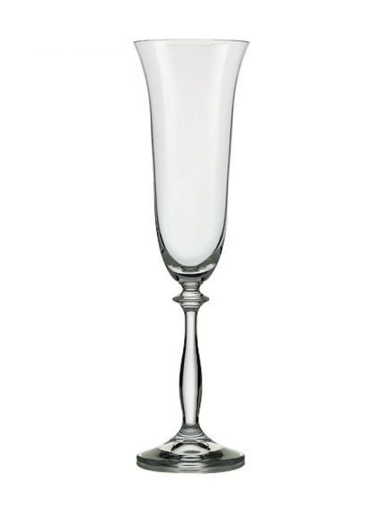 Novaker Angela Champagne Glass for Wedding Crystal KP260