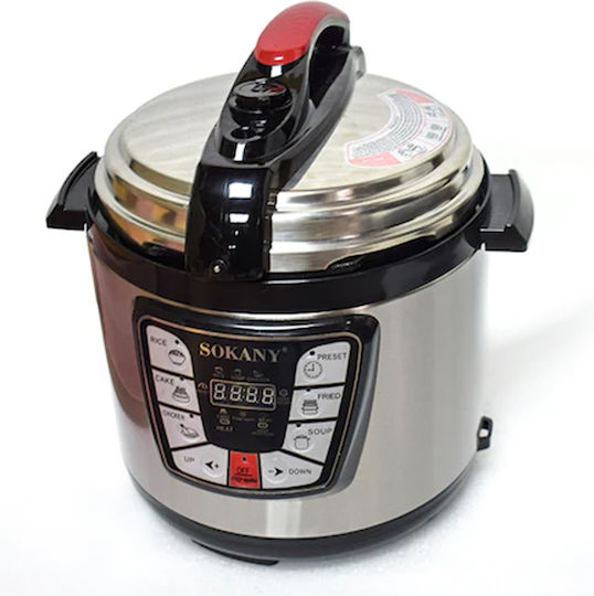 Sokany SK-2401 Multi-Function Cooker 6lt 1000W Silver