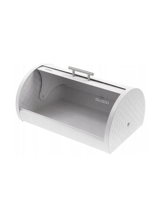 Klausberg Bread Box with Lid Inox Gray 38x28x18.5cm