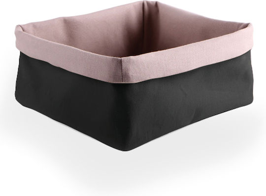 Dianomiki Bread Basket Fabric Black 25x18x9cm