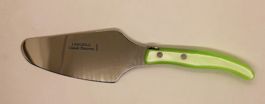 Claude Dozorme Laguiole Inox Serving Spatula Green