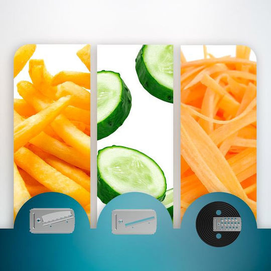 Cecotec Procesor alimentar multifuncțional 2000W cu vas 3.5lt și Blender cu vas Argint