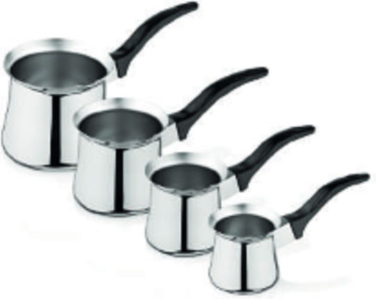 Pyramis Coffee Pot made of Stainless Steel Standard No2 in Silver Color Non-Stick 150ml
