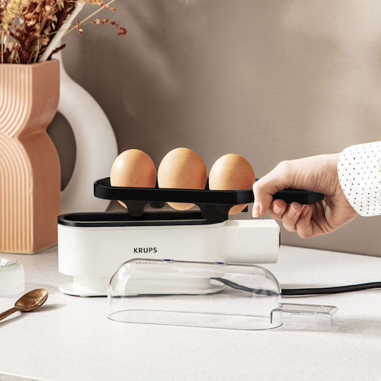 Krups Ovomat Trio Egg Cooker 3 Positions White