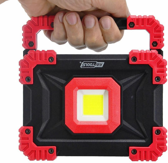 AW Tools Μπαταρία Προβολέας LED 20W Ψυχρό Λευκό 6500K