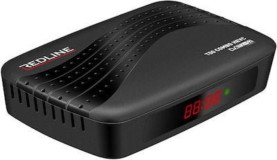 Redline T50 Combo Ψηφιακός Δέκτης Mpeg-4 Full HD (1080p) με Λειτουργία PVR (Εγγραφή σε USB) Σύνδεσεις HDMI / USB