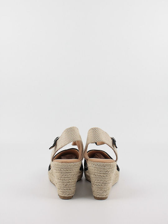 Women's Platform Espadrilles Black