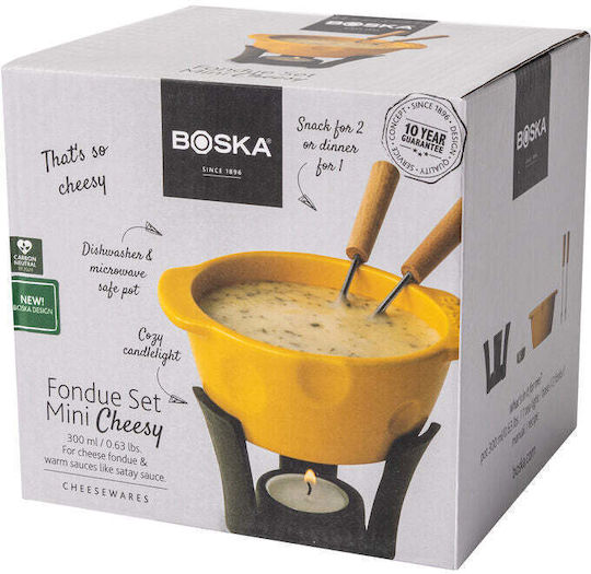 Boska Holland Porcelain Fondue Pot with Tea Light Boska Holland Porcelain Fondue Pot with Tea Light