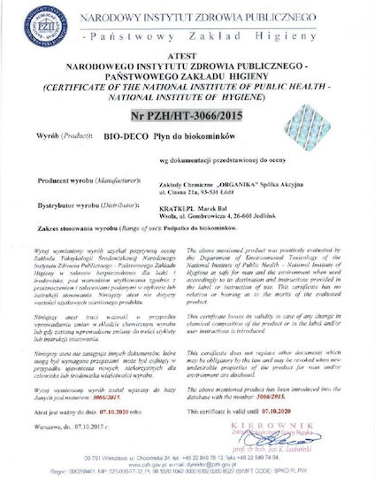 Kratki BioethaNol 1лт