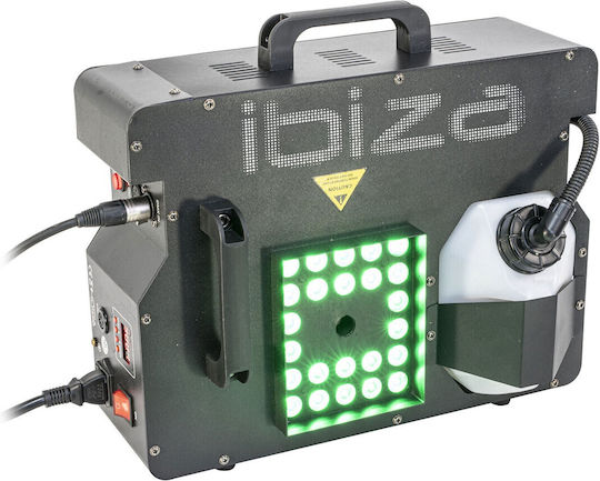Ibiza Light Eruption Mașină de ceață LED 1500W cu Wireless controler și posibilitate de conectare la consola de iluminat