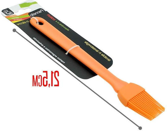 Silicone Pastry & Basting Brush Orange 21.5cm