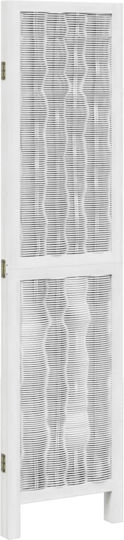 vidaXL Decorative Room Divider Wooden with 3 Panels 105x160cm