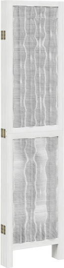 vidaXL Decorative Room Divider Wooden with 5 Panels 175x160cm