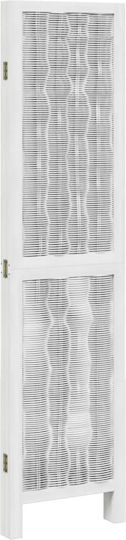 vidaXL Dekorativer Raumteiler Hölzernes mit 4 Paneelen 140x160cm