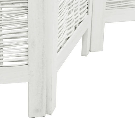 vidaXL Decorative Room Divider Wooden with 5 Panels 175x160cm