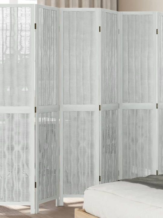 vidaXL Dekorativer Raumteiler Hölzernes mit 6 Paneelen 210x200cm