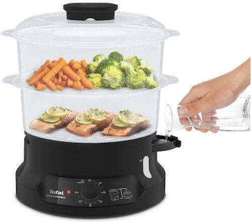 Tefal Food Steamer Food Steamer with 2 Steaming Decks 6lt