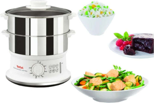 Tefal Convenient Series Парен Котлон с 2 Нива на Готвене 6л
