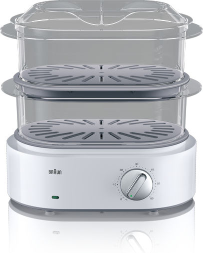 Braun Identitycollection Dampfgarer mit 2 Kochstufen 6.2Es