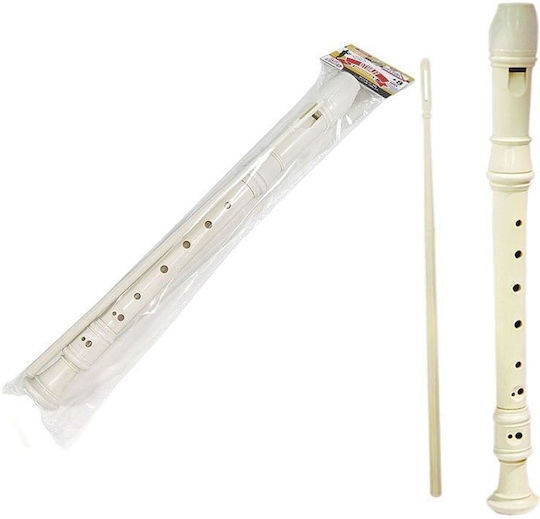 Soprano Plastic Recorder German White