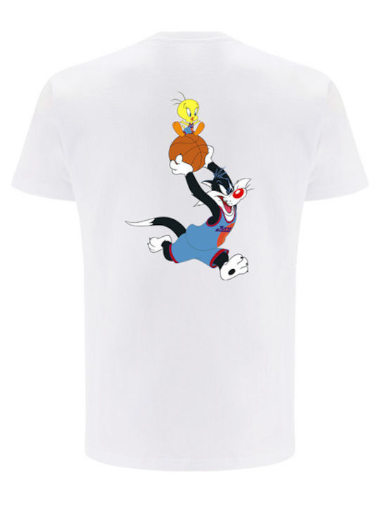 Looney Tunes Space Jam T-shirt Weiß