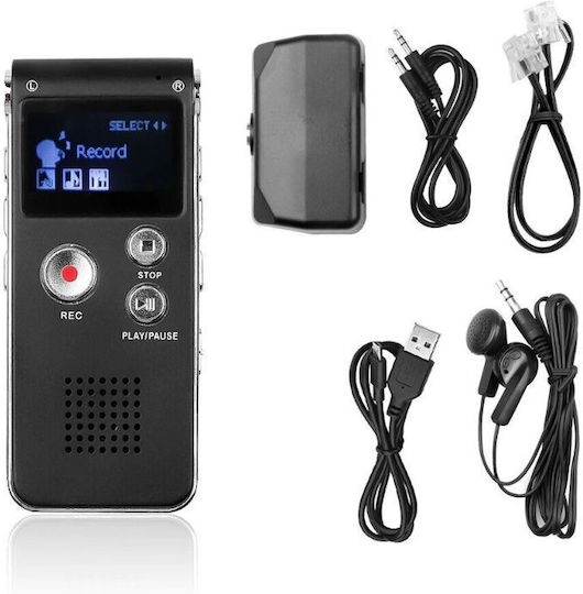 Andowl Monophonic Digital Portable Recorder Battery with Recording Duration 8 Hours