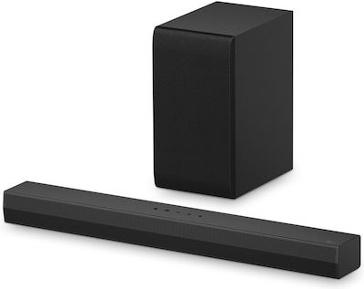 LG Soundbar 300W 2.1 with Wireless Subwoofer and Remote Control Black